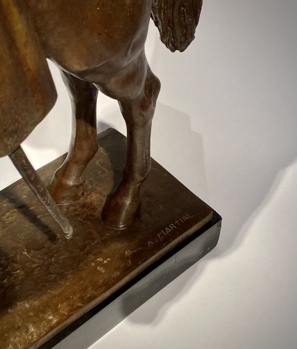 Bronze Sculpture representing Albert the first King of Belgium - 