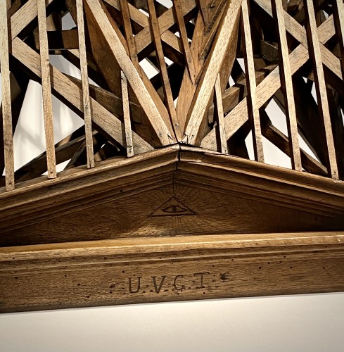 Curiosities  - Rooftop construction model of a Temple