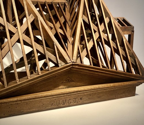 Rooftop construction model of a Temple - Napoléon III