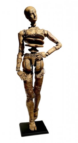 Mannequin, modèle d'artiste articulé du XIXe siècle