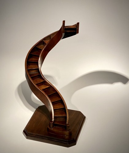 Question mark shaped Staircase Model - Curiosities Style Napoléon III