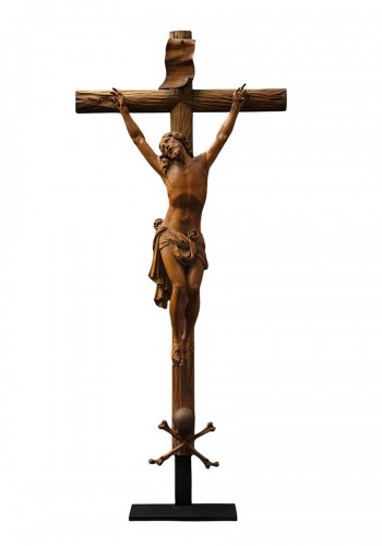 Crucifix signed by Walter Pompe (1703-1777)