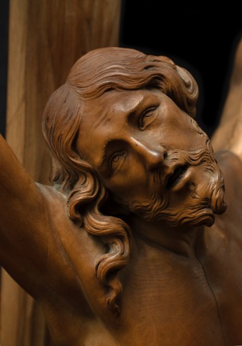 Crucifix signed by Walter Pompe (1703-1777) - Religious Antiques Style Louis XV