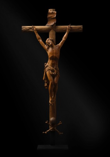 18th century - Crucifix signed by Walter Pompe (1703-1777)