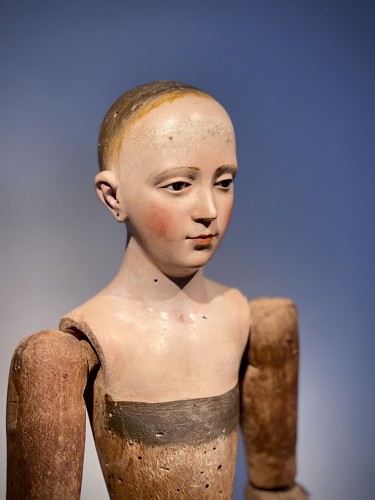 Neapolitan Madonna, Capipota Manichino - Religious Antiques Style Louis XVI