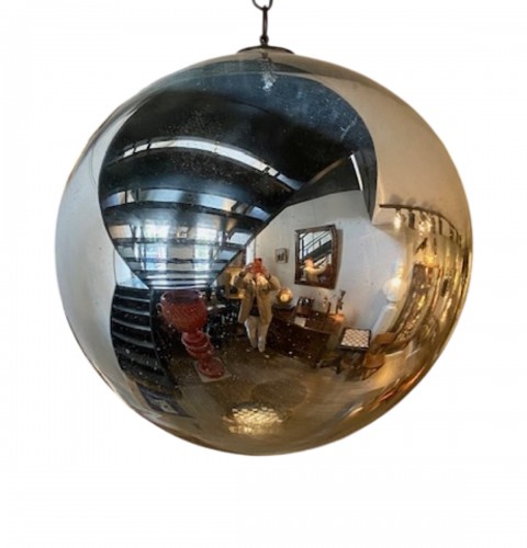 Late 18th century Witch ball of large size 65 cm.