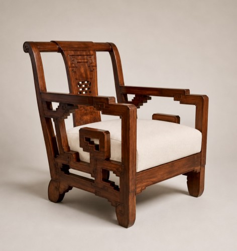 Paire de fauteuils Chinoiserie d'époque Art Déco - Herwig Simons Fine Arts