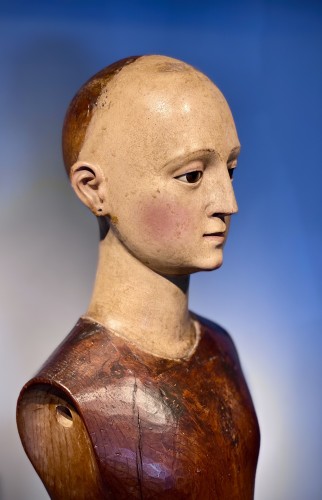 Art sacré, objets religieux  - Madonne du XVIIIe siècle, Capipote, figure de Santos