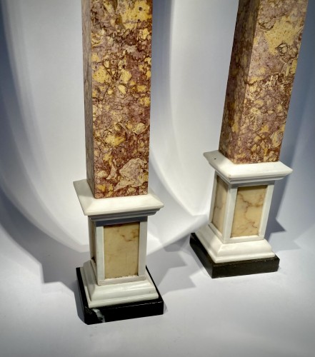Curiosities  - Pair of Grand Tour Obelisks