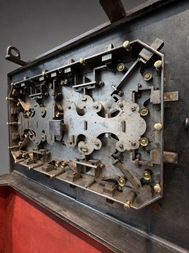 French Empire Period Iron Strongbox , cassaforte  - Curiosities Style Empire