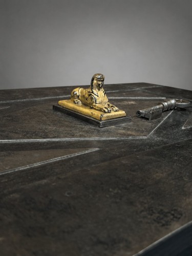 19th century - French Empire Period Iron Strongbox , cassaforte 