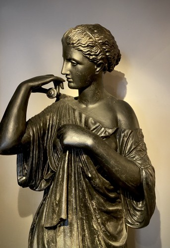 Architectural & Garden  - Diana of Gabii - Cast Iron Statue by Jean-Jaques Ducel