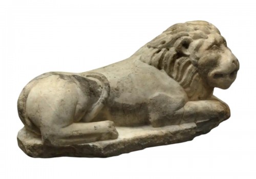 Lion couché, Italie du Nord XIIe-XIIIe siècle