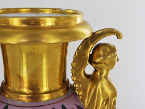 Vase Empire en porcelaine de Paris - Igra Lignum