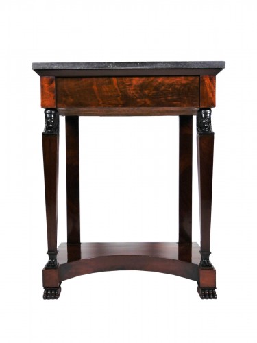 A small Empire mahogany console