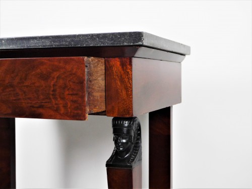 Furniture  - A small Empire mahogany console