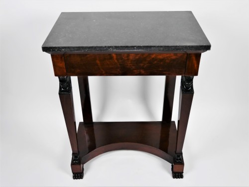 19th century - A small Empire mahogany console