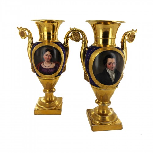 Paire de vases Empire