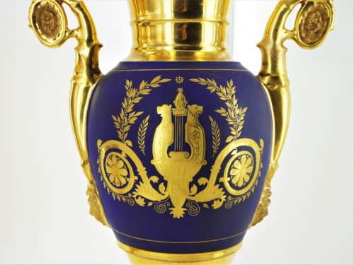 XIXe siècle - Paire de vases Empire