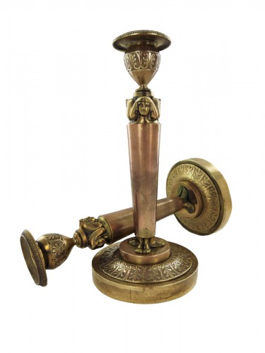 Pair of Empire candlesticks