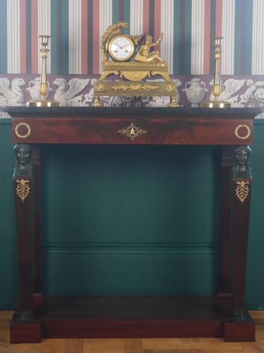 French Empire mahogany console - Furniture Style Empire