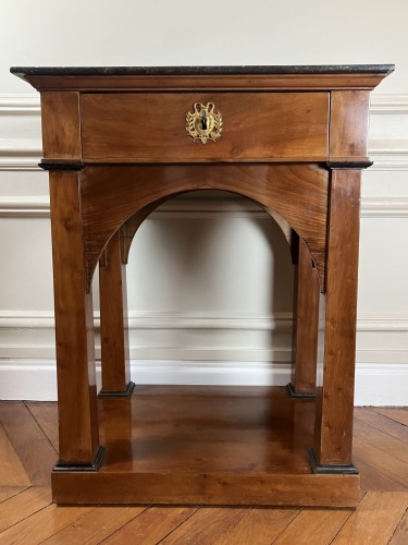 An Empire Center table stamped Kolping - Furniture Style Empire