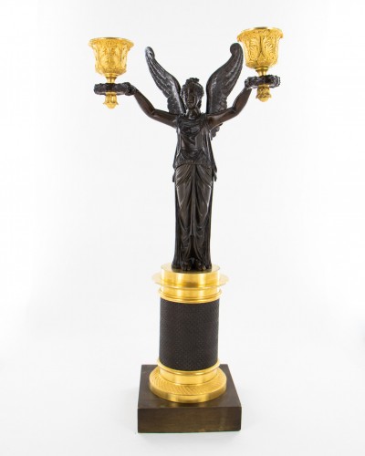 A pair of Emire candelabra, 19th century - Lighting Style Empire