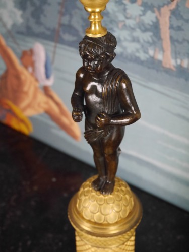 Paire de bougeoirs Empire - Igra Lignum