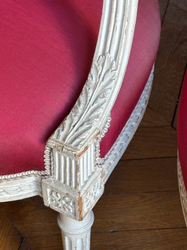 Paire de fauteuils estampillés G Jacob - Sièges Style Louis XVI