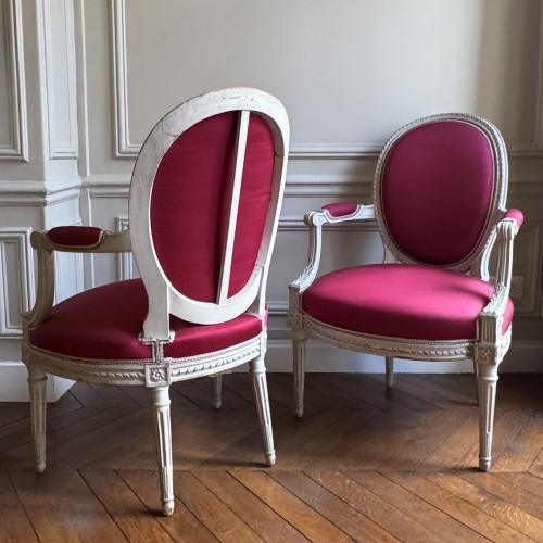 Sièges Fauteuil & Bergère - Paire de fauteuils estampillés G Jacob