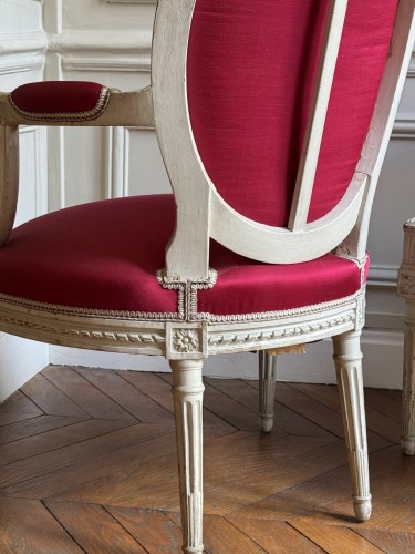 Paire de fauteuils estampillés G Jacob - Igra Lignum