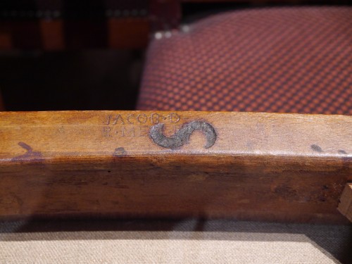 Sièges Chaise - Suite de 15 chaises par Jacob d'époque Empire provenant du Sénat