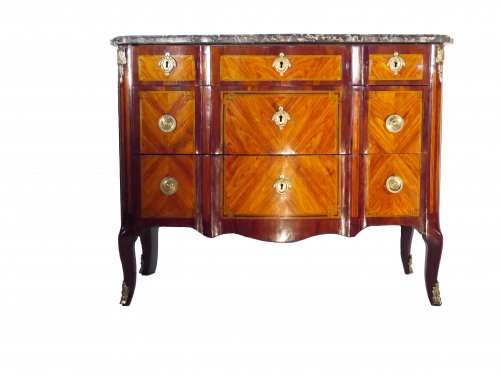 Transition chest of drawers by Birckle, 18th century - Furniture Style Transition