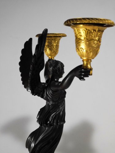 19th century - Pair of candelabra, Empire period