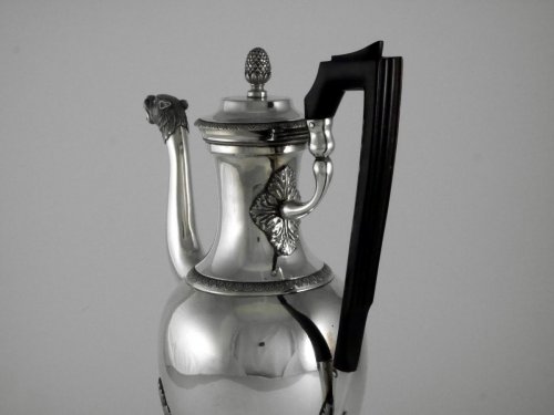 Argenterie et Orfèvrerie  - Cafetière d'époque Empire, Par Jean-Pierre Charpenat