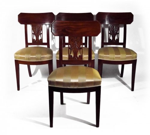 Set of 4 chairs by Georges Jacob, 18th century