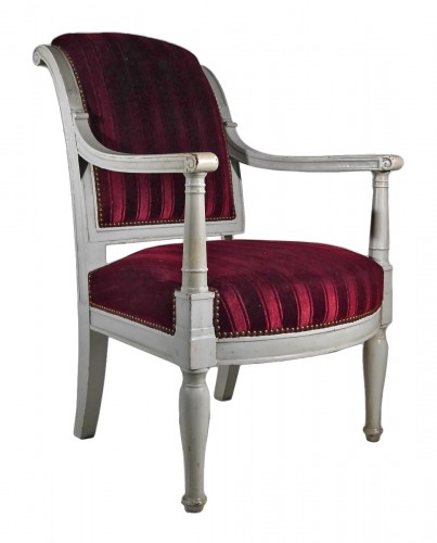 Empire armchair stamped Jacob D rue Meslée, 19th century