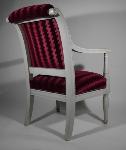 Empire armchair stamped Jacob D rue Meslée, 19th century - Seating Style Empire