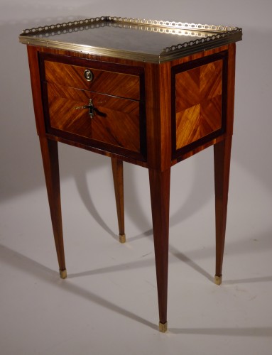 Louis XVI - A Louis XVI working table or bedside table, stamped F Schey, 18th century