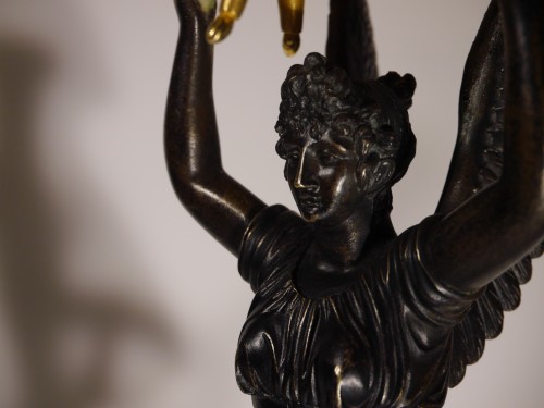Empire - Pair of Empire candelabra by Thomire or Choiselat