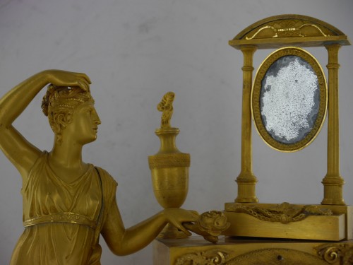 Pendule en bronze doré d'époque Empire - Igra Lignum