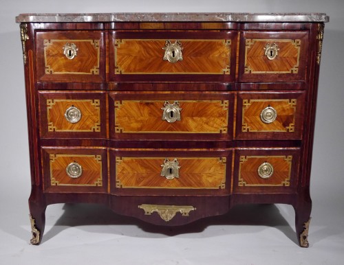 XVIIIe siècle - Commode Transition estampillée J. Stumpff