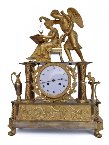 Big Empire mantel clock, beginning of the 19th century