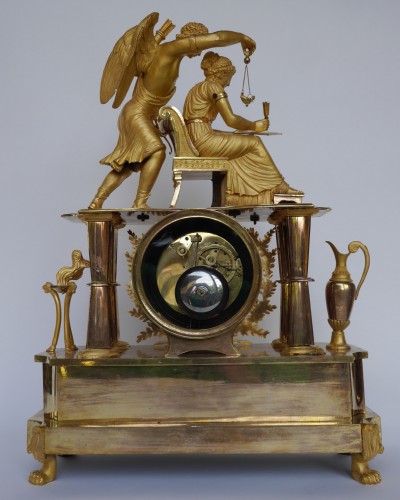 Horology  - Big Empire mantel clock, beginning of the 19th century