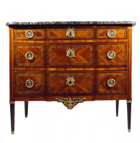 French Louis XVI Commode stamped Magnien, 18th century