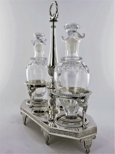 Huilier en argent d'époque Empire par Biennais - Argenterie et Arts de la table Style Empire