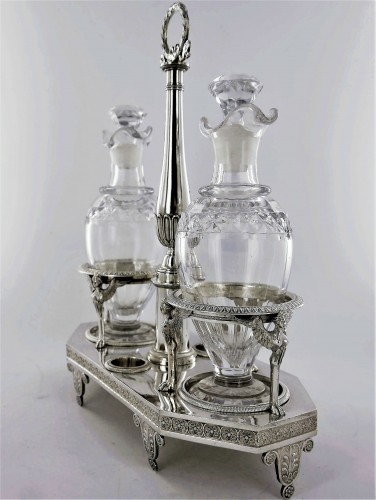 Silver cruet of Empire period by Biennais - silverware & tableware Style Empire