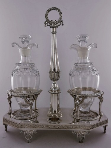 19th century - Silver cruet of Empire period by Biennais