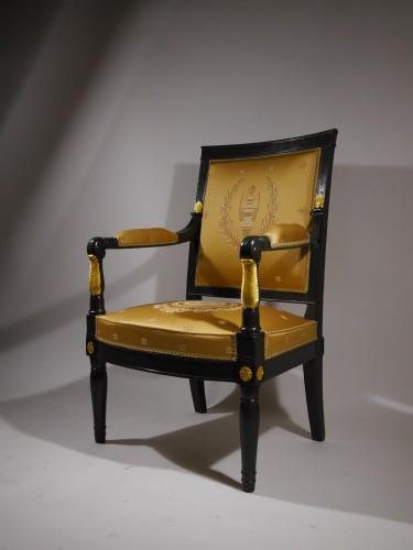 Empire Armchair stamped Jacob D rue Meslée, 19th century - 