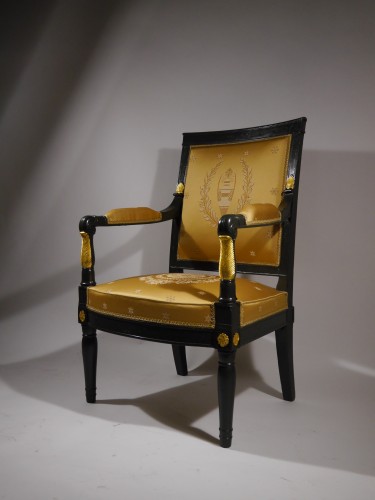 Fauteuil Empire estampillé Jacob D rue Meslée - Igra Lignum